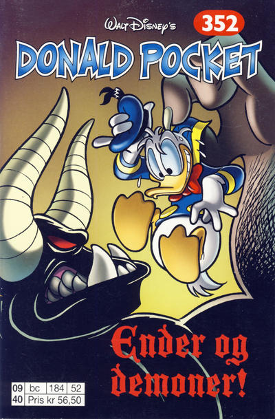 Cover for Donald Pocket (Hjemmet / Egmont, 1968 series) #352 - Ender og demoner! [1. opplag]