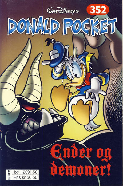 Cover for Donald Pocket (Hjemmet / Egmont, 1968 series) #352 - Ender og demoner! [bc 239 58 FRU]