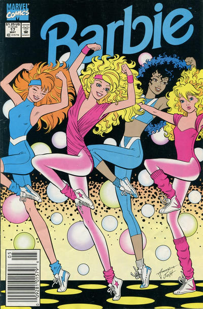 Cover for Barbie (Marvel, 1991 series) #17 [Newsstand]