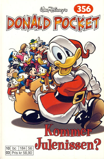 Cover for Donald Pocket (Hjemmet / Egmont, 1968 series) #356 - Kommer Julenissen? [1. opplag]