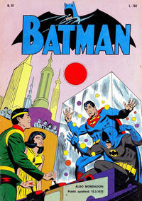 Cover Thumbnail for Batman (Mondadori, 1966 series) #81
