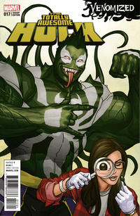 Cover Thumbnail for Totally Awesome Hulk (Marvel, 2016 series) #17 [Incentive Mike Choi Venomized Variant]
