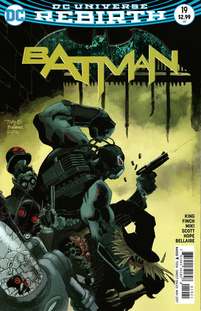 Cover for Batman (DC, 2016 series) #19 [Tim Sale Cover]