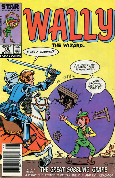 Cover for Wally the Wizard (Marvel, 1985 series) #10 [Newsstand]