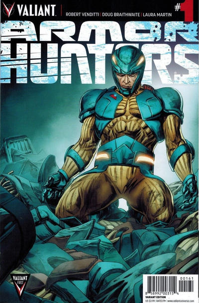 Cover for Armor Hunters (Valiant Entertainment, 2014 series) #1 [Cover F - Doug Braithwaite]