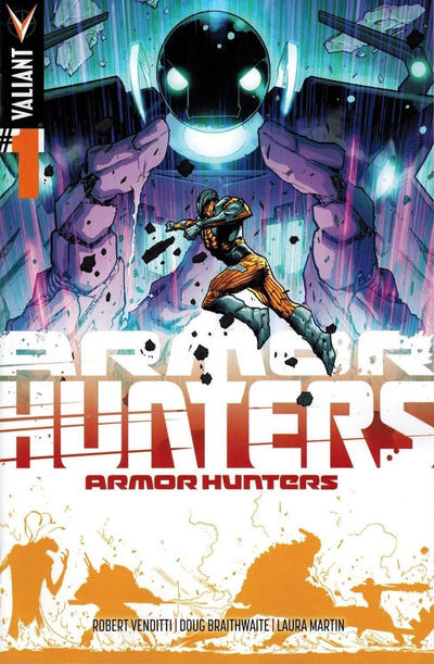 Cover for Armor Hunters (Valiant Entertainment, 2014 series) #1 [Cover E - Trevor Hairsine]