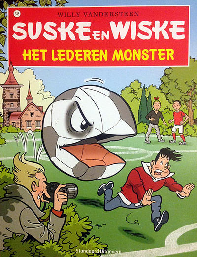 Cover for Suske en Wiske (Standaard Uitgeverij, 1967 series) #335 - Het lederen monster