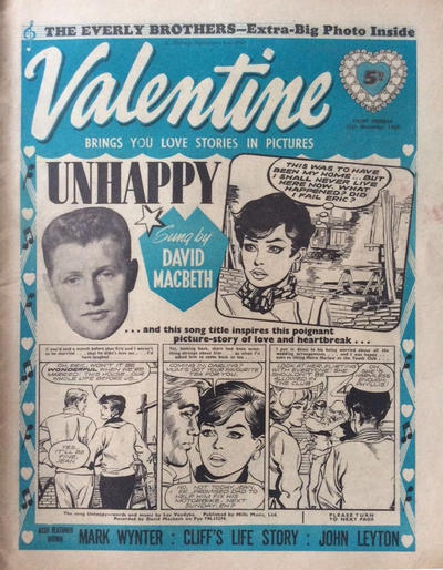 Cover for Valentine (IPC, 1957 series) #19 November 1960