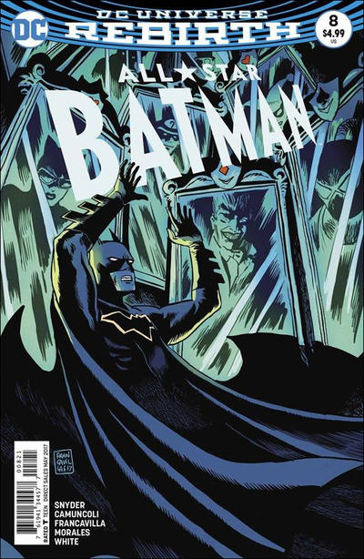 Cover for All Star Batman (DC, 2016 series) #8 [Francesco Francavilla Cover]