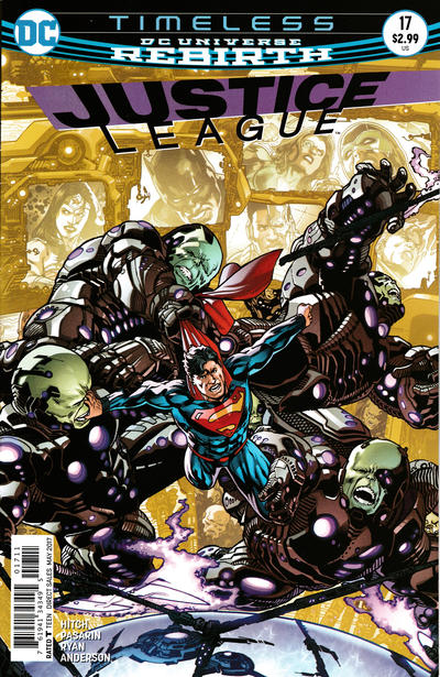 Cover for Justice League (DC, 2016 series) #17 [Fernando Pasarin / Matt Ryan Cover]