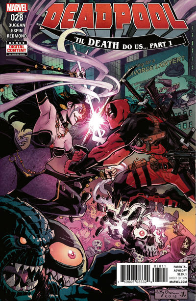 Cover for Deadpool (Marvel, 2016 series) #28