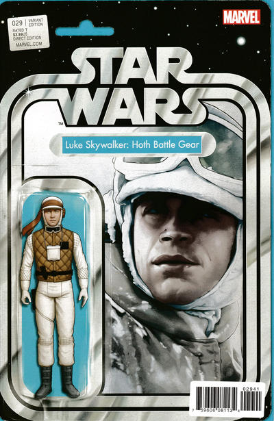 Cover for Star Wars (Marvel, 2015 series) #29 [John Tyler Christopher Action Figure Variant (Luke Skywalker: Hoth Battle Gear)]