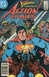 Cover Thumbnail for Action Comics (DC, 1938 series) #557 [Newsstand]