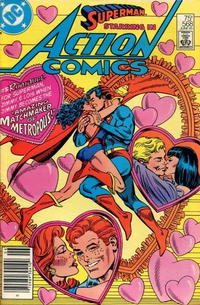 Cover Thumbnail for Action Comics (DC, 1938 series) #568 [Newsstand]