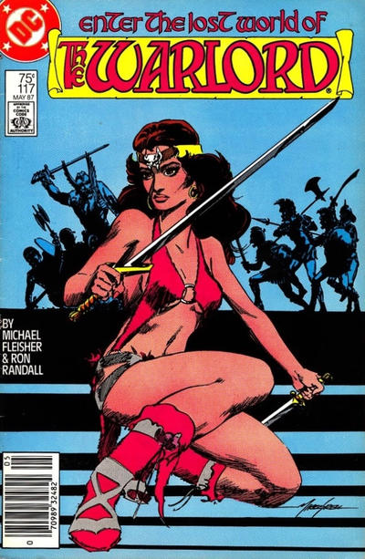 Cover for Warlord (DC, 1976 series) #117 [Newsstand]