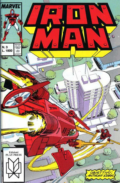 Cover for Iron Man (Play Press, 1989 series) #3