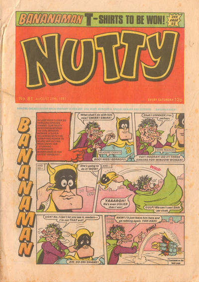 Cover for Nutty (D.C. Thomson, 1980 series) #81