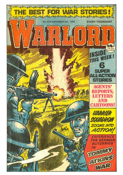 Cover for Warlord (D.C. Thomson, 1974 series) #424