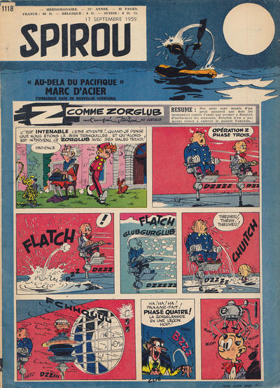 Cover for Spirou (Dupuis, 1947 series) #1118