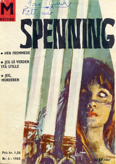 Cover for Spenning (Serieforlaget / Se-Bladene / Stabenfeldt, 1965 series) #6/1965