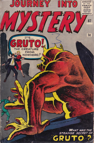 Cover for Journey into Mystery (Marvel, 1952 series) #67 [British]