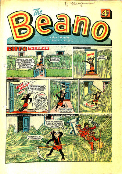 Cover for The Beano (D.C. Thomson, 1950 series) #1409