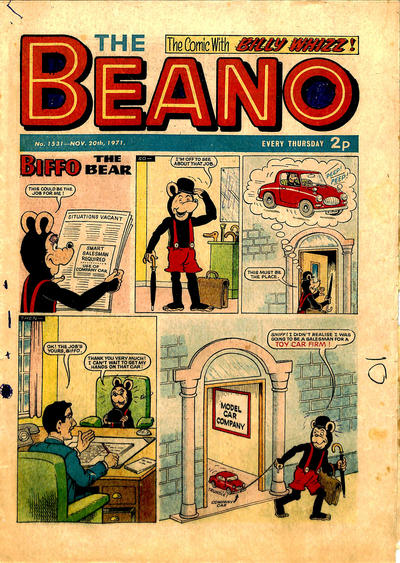 Cover for The Beano (D.C. Thomson, 1950 series) #1531