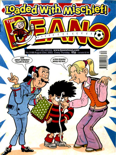 Cover for The Beano (D.C. Thomson, 1950 series) #3188