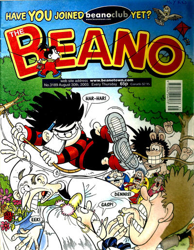 Cover for The Beano (D.C. Thomson, 1950 series) #3189