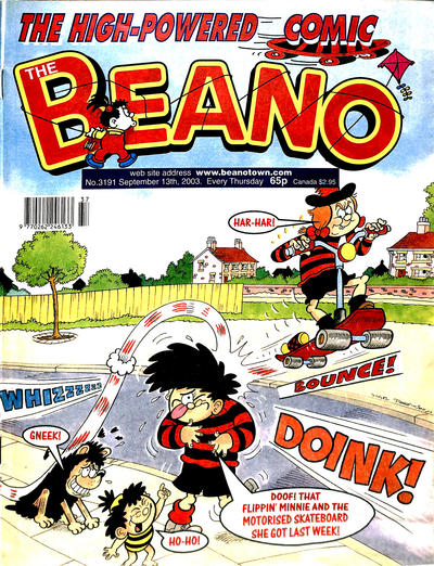 Cover for The Beano (D.C. Thomson, 1950 series) #3191