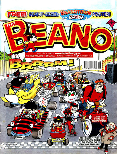 Cover for The Beano (D.C. Thomson, 1950 series) #3199