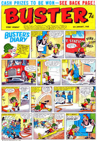 Cover Thumbnail for Buster (IPC, 1960 series) #6 January 1968 [398]