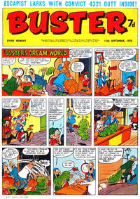 Cover Thumbnail for Buster (IPC, 1960 series) #12 September 1970 [536]