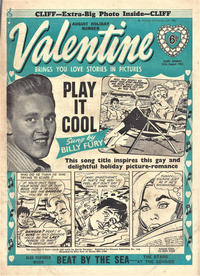 Cover Thumbnail for Valentine (IPC, 1957 series) #11 August 1962