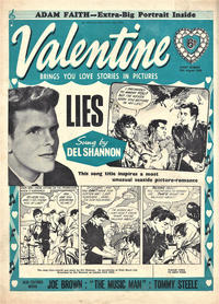 Cover Thumbnail for Valentine (IPC, 1957 series) #18 August 1962