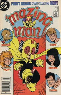 Cover for 'Mazing Man (DC, 1986 series) #1 [Canadian]