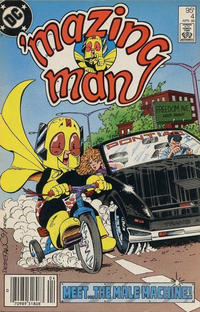 Cover for 'Mazing Man (DC, 1986 series) #4 [Canadian]