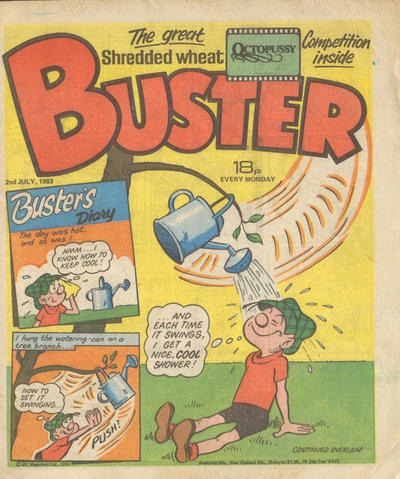 Cover for Buster (IPC, 1960 series) #2 July 1983 [1173]