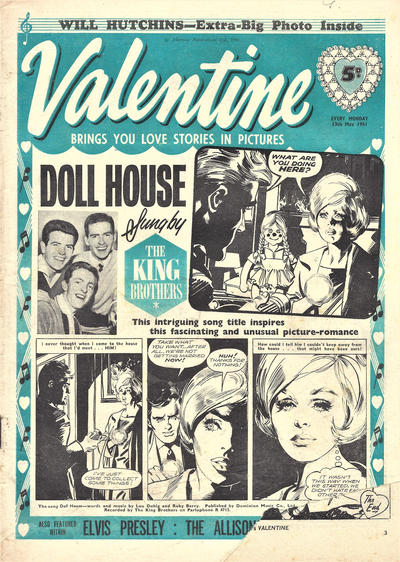 Cover for Valentine (IPC, 1957 series) #13 May 1961