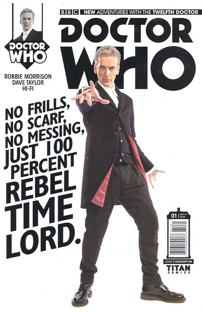 Cover for Doctor Who: The Twelfth Doctor (Titan, 2014 series) #1 [Cover B - Subscription]
