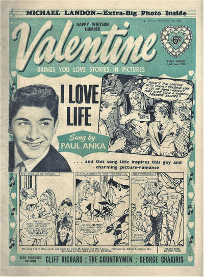 Cover for Valentine (IPC, 1957 series) #16 June 1962