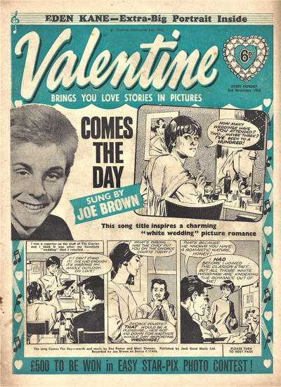 Cover for Valentine (IPC, 1957 series) #3 November 1962