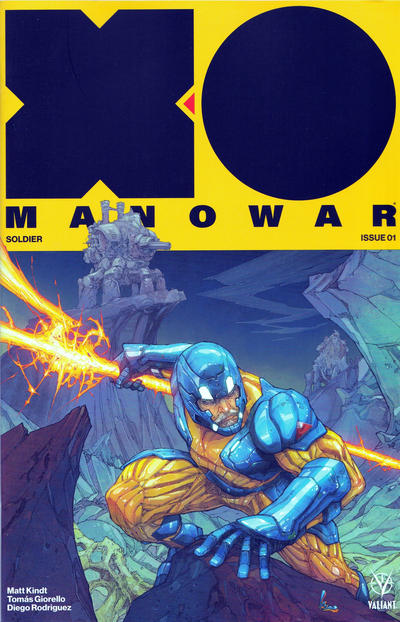 Cover for X-O Manowar (2017) (Valiant Entertainment, 2017 series) #1 [Cover B - Kenneth Rocafort]