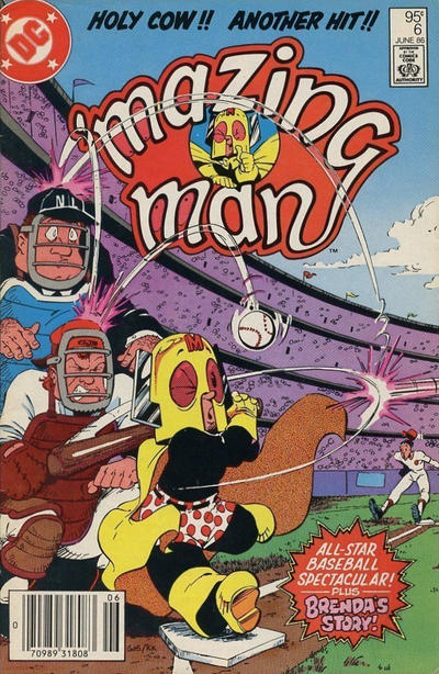 Cover for 'Mazing Man (DC, 1986 series) #6 [Canadian]