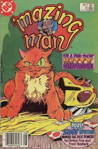 Cover for 'Mazing Man (DC, 1986 series) #8 [Canadian]