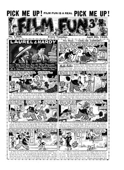 Cover for Film Fun (Amalgamated Press, 1920 series) #1525
