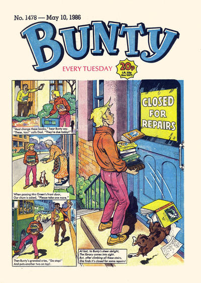 Cover for Bunty (D.C. Thomson, 1958 series) #1478