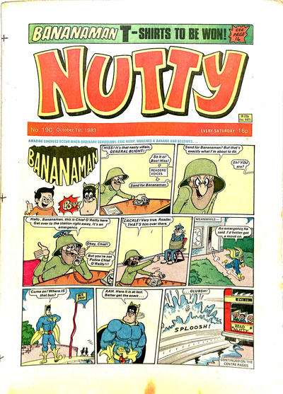Cover for Nutty (D.C. Thomson, 1980 series) #190