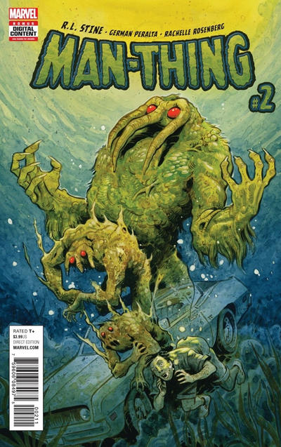 Cover for Man-Thing (Marvel, 2017 series) #2 [Tyler Crook Cover]