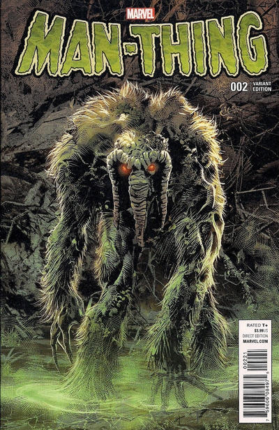 Cover for Man-Thing (Marvel, 2017 series) #2 [Incentive Mike Deodato Jr. Variant]